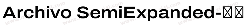 Archivo SemiExpanded字体转换